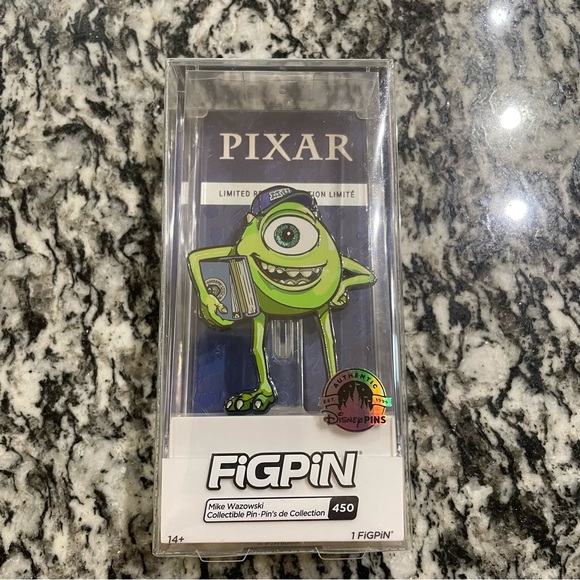 New Disney Parks 2023 Figpin Mike Wazowski 50th Anniversary #450 - Picture 3 of 7